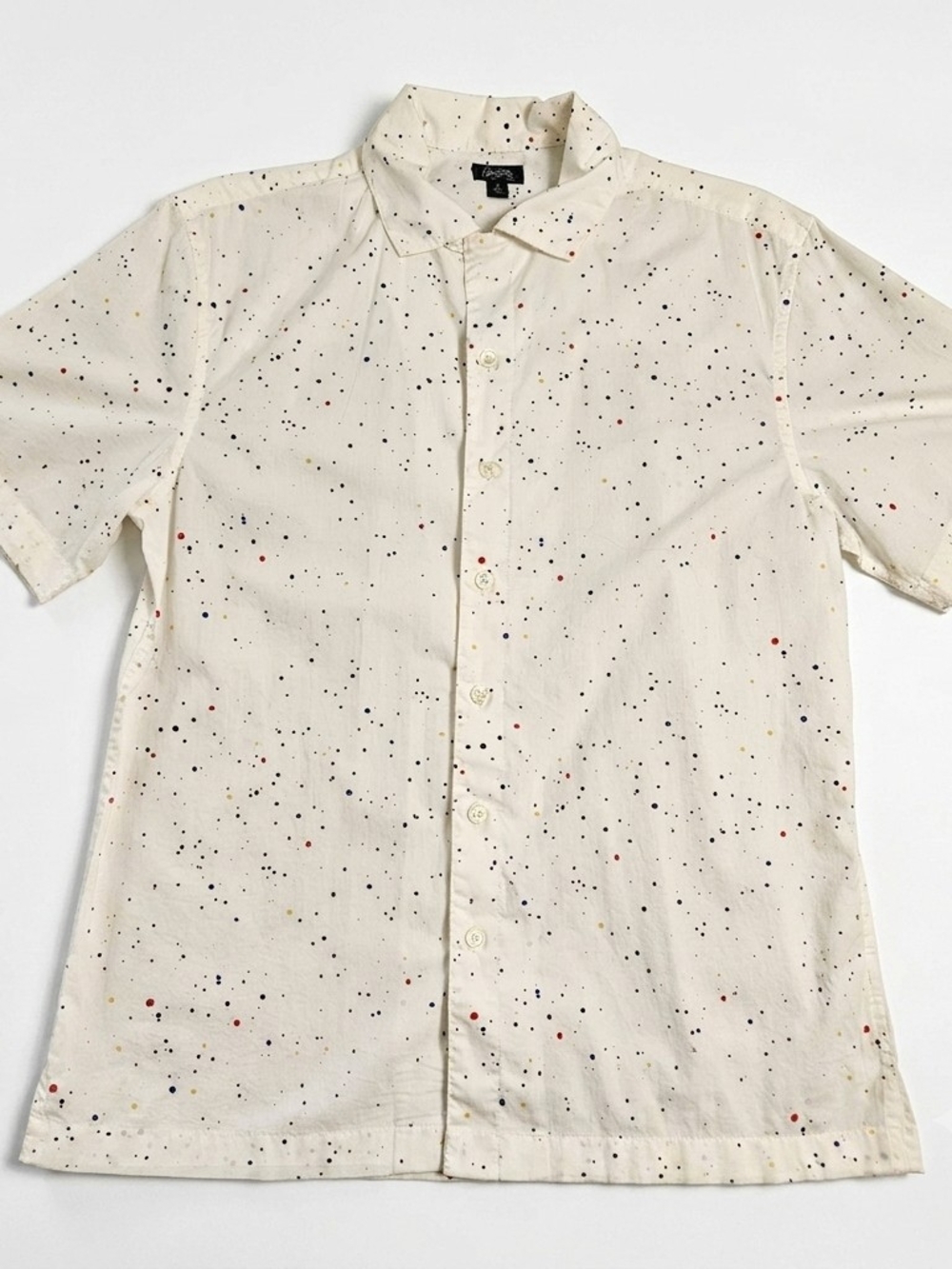 City Streets Paint Splatter Button Down Shirt